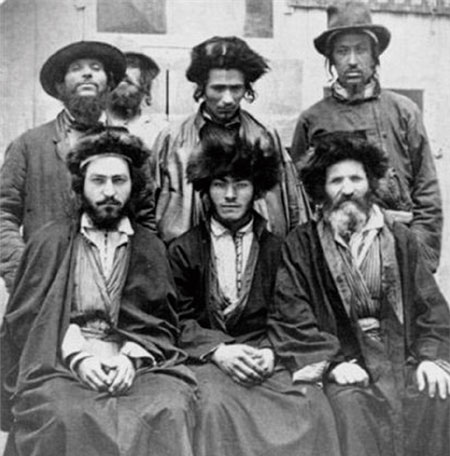 Khazar Jews in 1876. DNA studies show that today’s Jews are descendents of the Khazars.